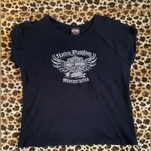 Y2K Vintage Harley Davison Top In Size XL